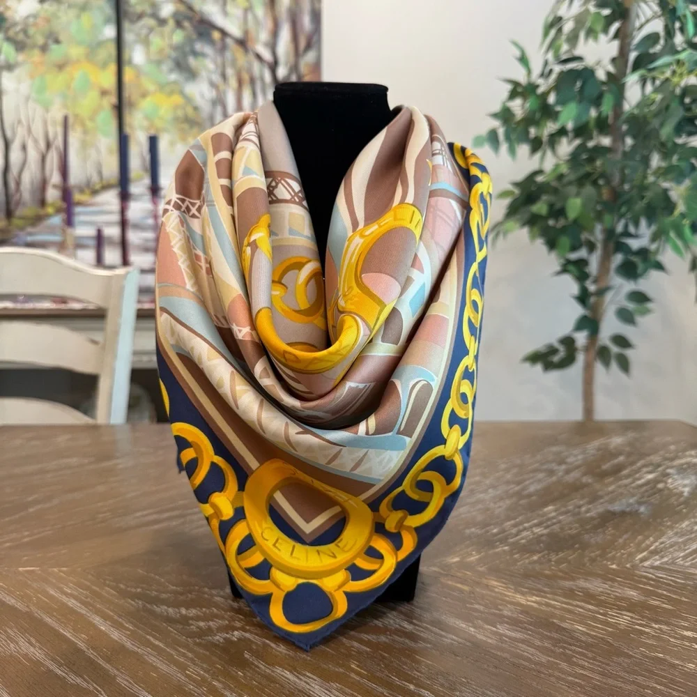 Authentic Celine Scarf - Picture 3 of 9
